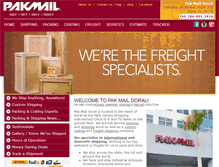 Tablet Screenshot of pakmaildoral.com